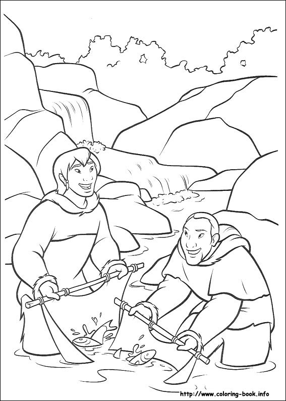 Brother Bear coloring picture